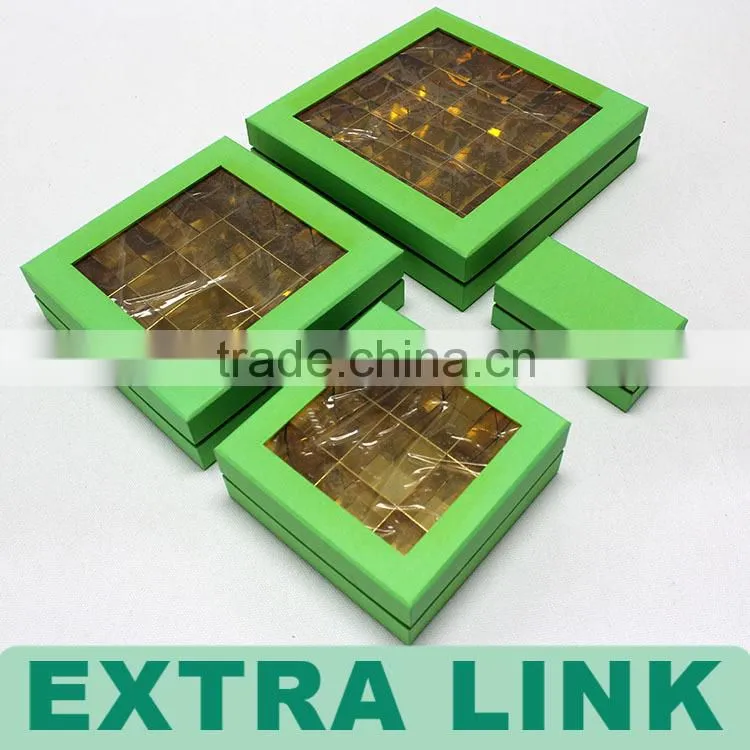 Alibaba China Supplier Trade Assurance Luxury Hot Sales Dubai Chocolate Gift Box With PVC Window