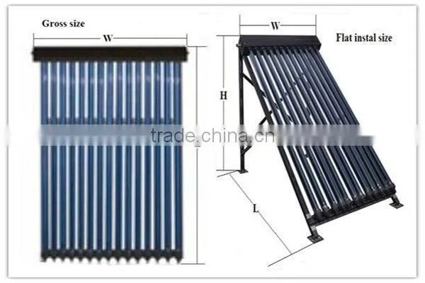 2013 Best Efficiency and New Heat Pipe Solar Collector with Solar Keymark EN12975 & SRCC Approved
