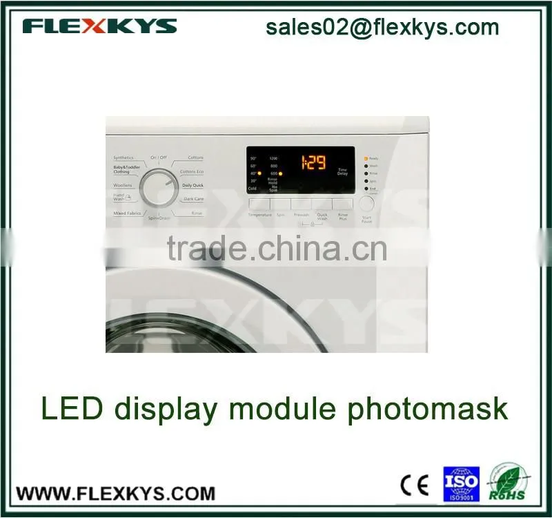 Coloured mask PC film for LED display module washing machine use