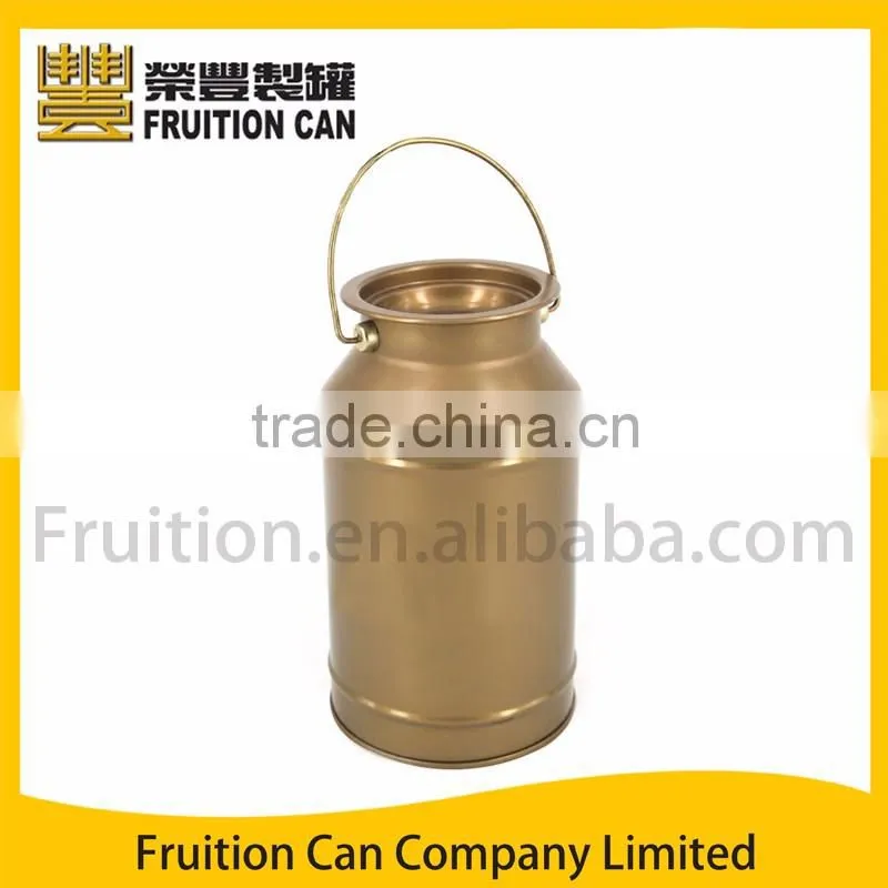 Milk Tin Box Packing Churn Can with Wire Handle