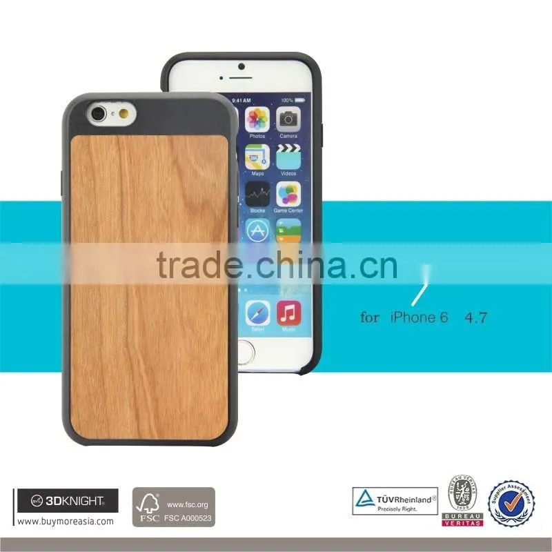 Best price real wood phone case, for wood iphone 6s cover, bamboo mobile phone case for iphone 6