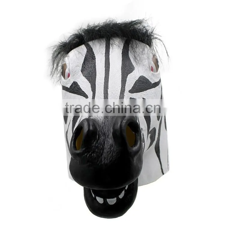 anti-dust latex Wild Animal zebra Face party mask Children size