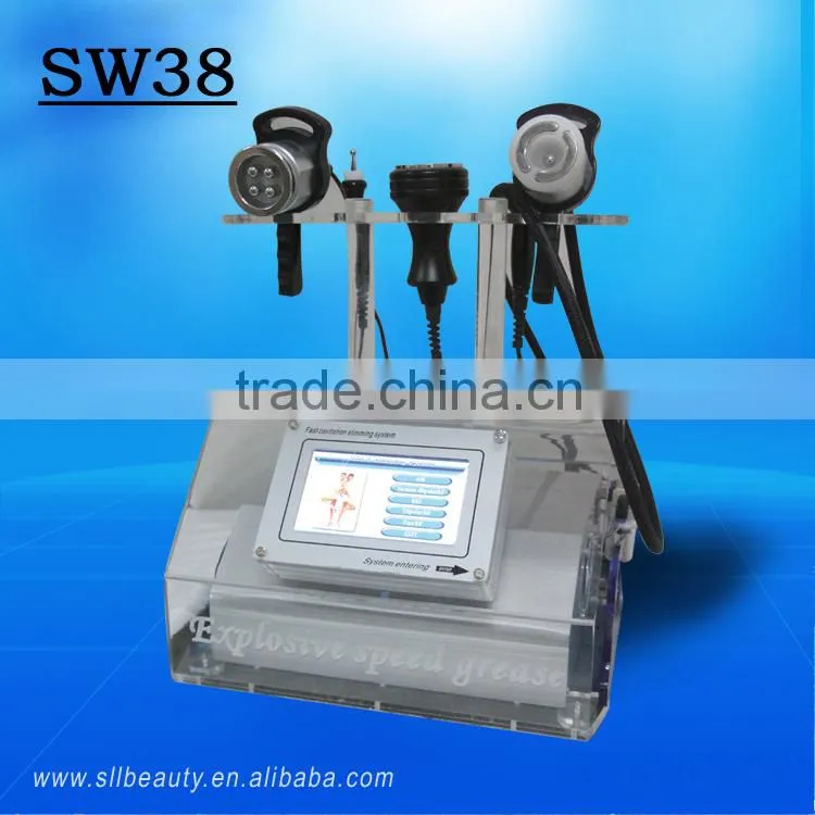 Aesthetic Equipment Ultrasonic Cavitation RF Vacuum Roller Massage body shaping machine