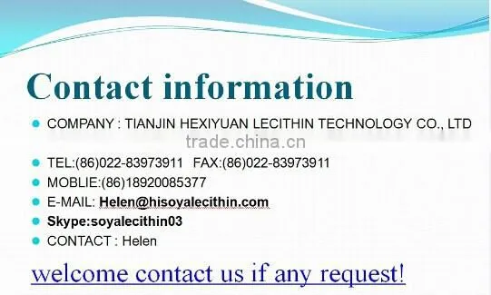 chemical Soya Lecithin (emulgator)