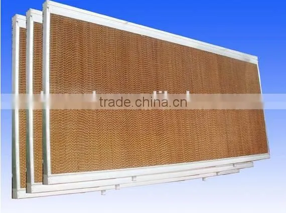 Poultry house evaporative cooling pad