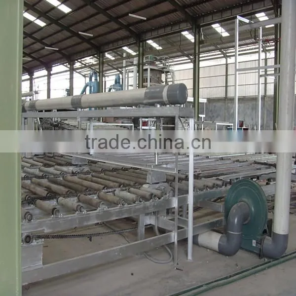 paper faced gypsum board machine