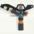 Dual nozzle impulse irrigation rotary sprinkler