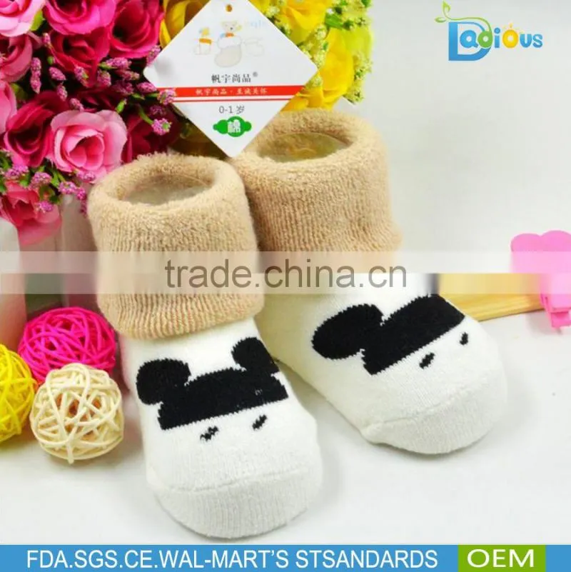 Cute Cotton Printed Baby Cartoon Socks Children Shoe Socks with 20 different design