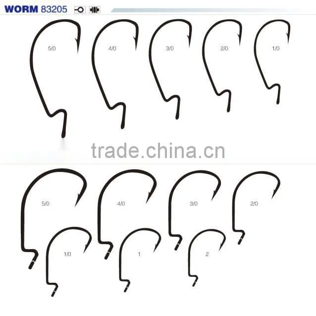 worm hook fishing hook for fishing