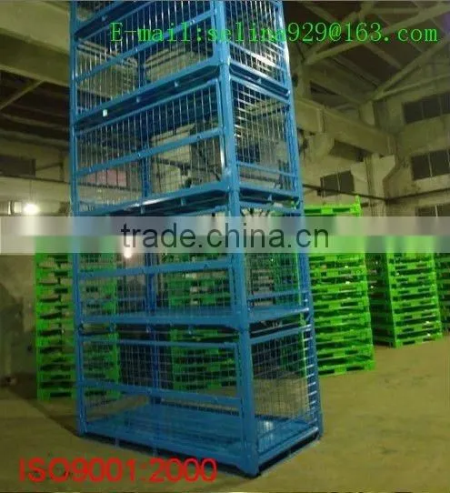 folding metal box container