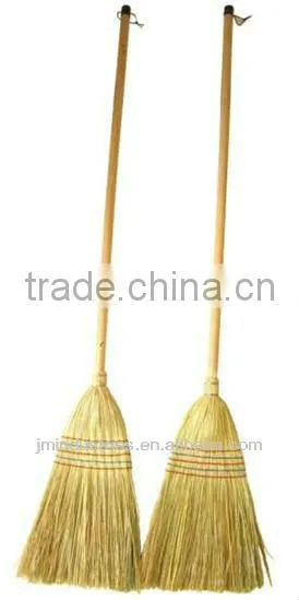 Nature Corn Broom Stick with Wooden Handle