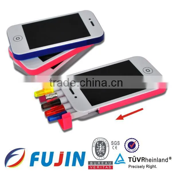 Interesting highlighter products gift pen set promotional plastic box pen from china/Promotion plastic pen