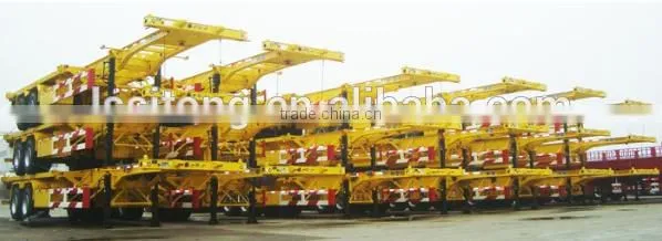 45ft container carrier chassis trailer for online shopping