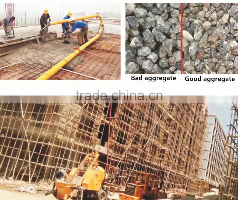 Hot sale electric motor concrete mixer with pumps price