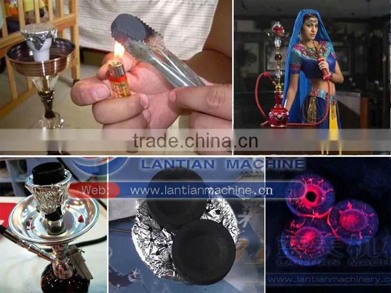 Latest design high output shisha charcoal tablet briquette forming machine