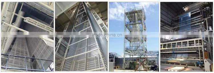 200 mic 3 layer greenhouse coextrude film blowing machine