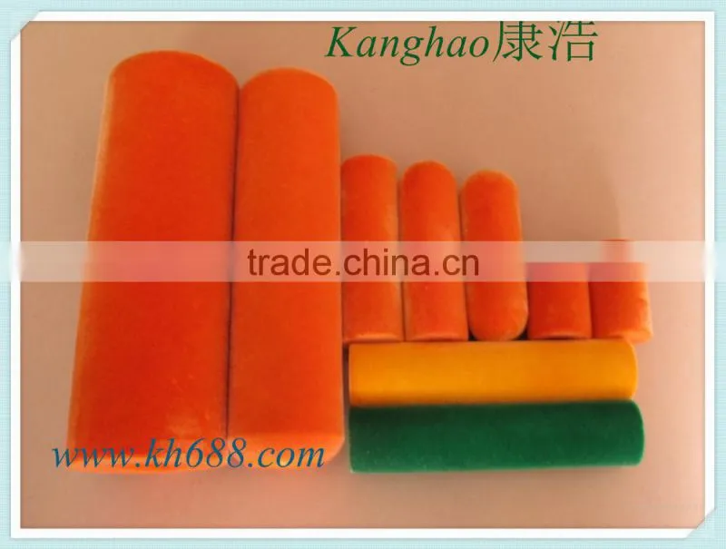 industrial roller brush, wall pattern roller brush, brush roller with flocking,decorative paint brush roller brushes