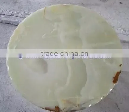 BEAUTIFUL LIGHT GREEN ONYX TABLE TOPS COLLECTION