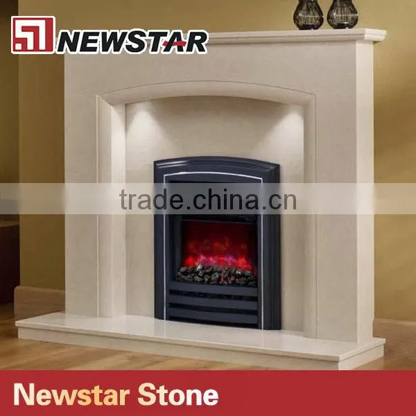 Newstar Indoor carved marble fireplace