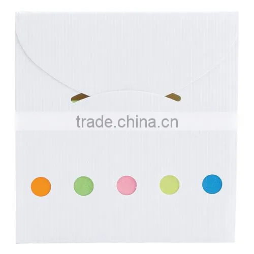Bookmark with sticky notes