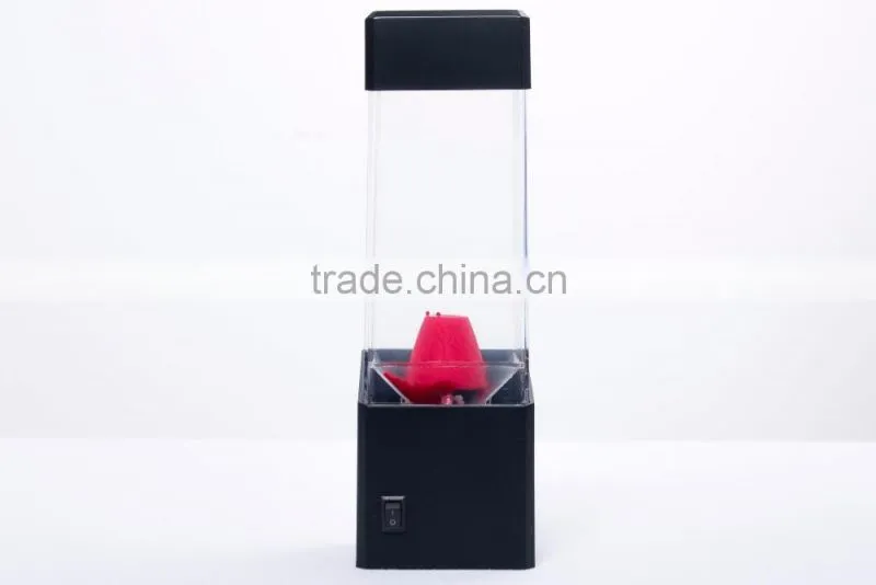 LED Colorful Crystal glass Lamp, Jellyfish Lamp/ Volcano Light/Flash Jelly Lamp
