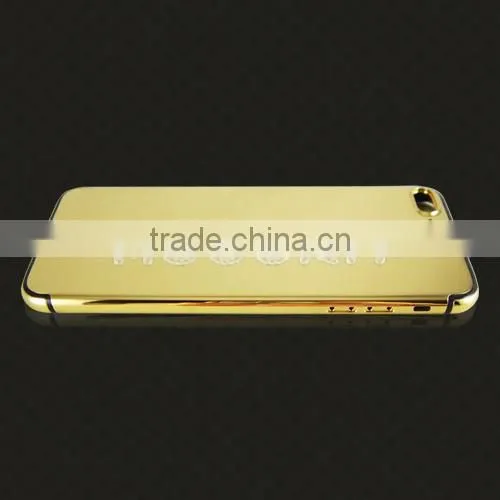 New gold/rose gold/platinum back cover for iPhone 7 plus mirror gold housing