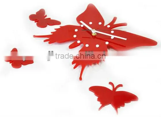 Supply fashion novelty and beautiful decoration wall clock