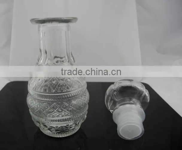 diamond long-necked glass brandy cognac cocktails drinks bottle