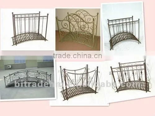 metal garden bridge