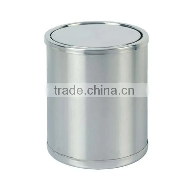 Hot sale commercial indoor steel trash can/kitchen waste bin/hotel guest room/living room dustbin/hotel room garbage can GPX-157