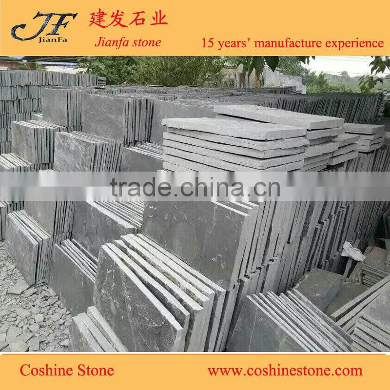 Black cutural slate exterior flooring slate stone