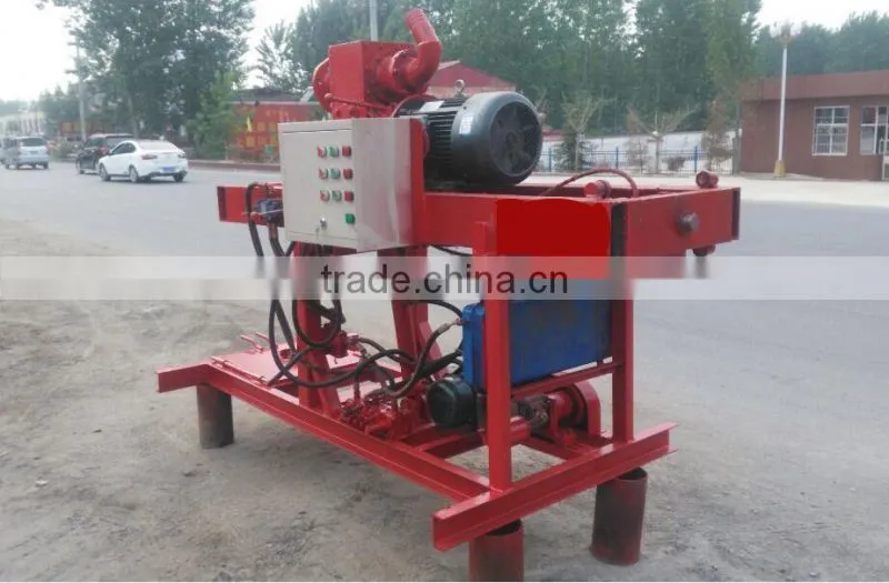 Professional portable traction type water well drilling rig with 60/73/89mm drilling pipe