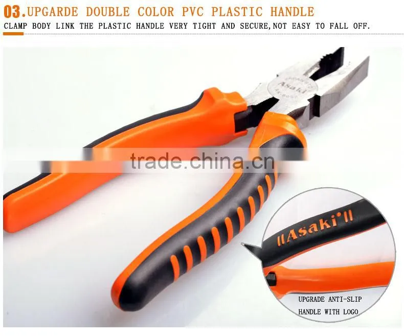AK-8090 Multi function cutting combination pliers hand tool