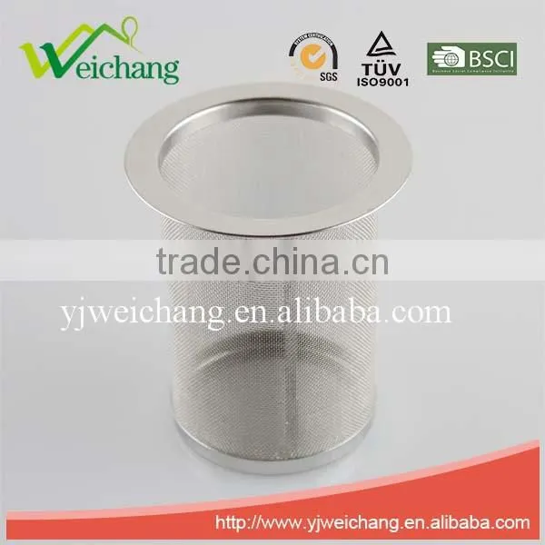 WCA186 Classic style Stainless Steel Mesh Tea Strainer Infuser - Durable and Rust Resistant