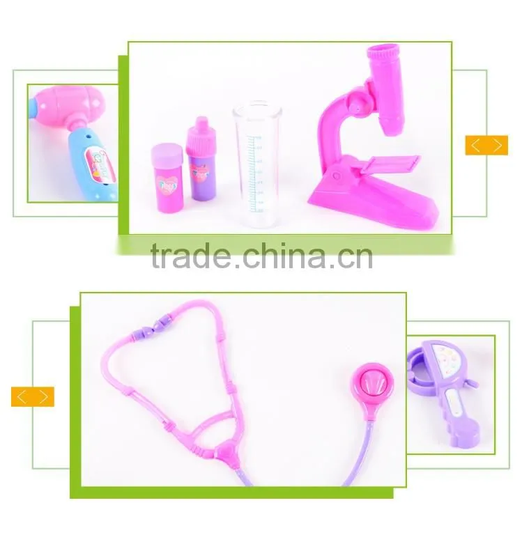 Hot sell toy plastic good quailty toys kids playing doctor stories