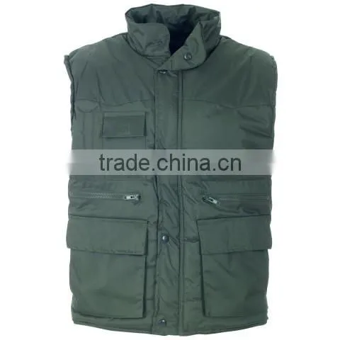 Sleeveless waterproof jacket winter jacked with zipper european vest