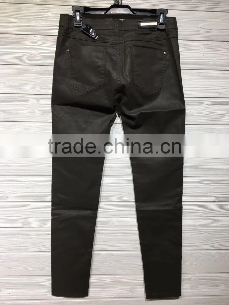 GZY latest new style stock jeans export goods