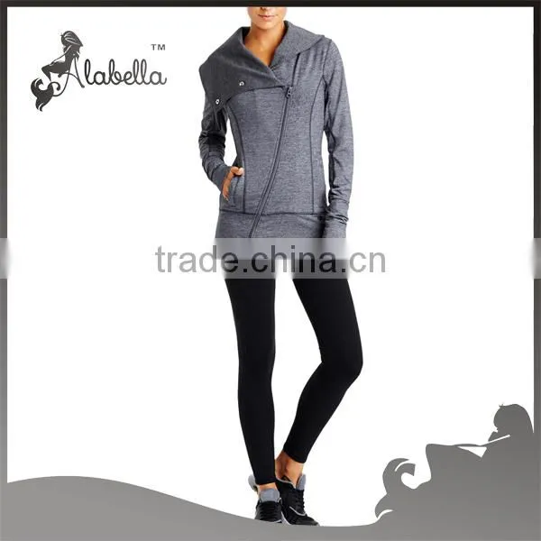 Pattern single jersey lady jacket/pattern singhle jersey women jacket