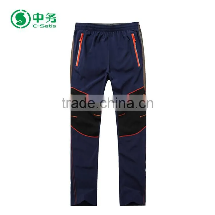 New Design Korean Style Outdoor Orange Breathable Quick Dry Mens Climbing Pants