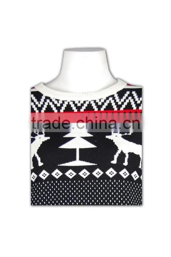 ISO9001/BSCI latest design women winter knitted partter sweater