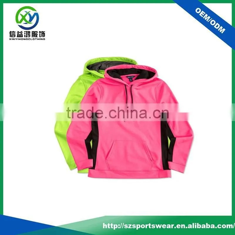 The mixed red and black color high quality custom hoodies with windproof