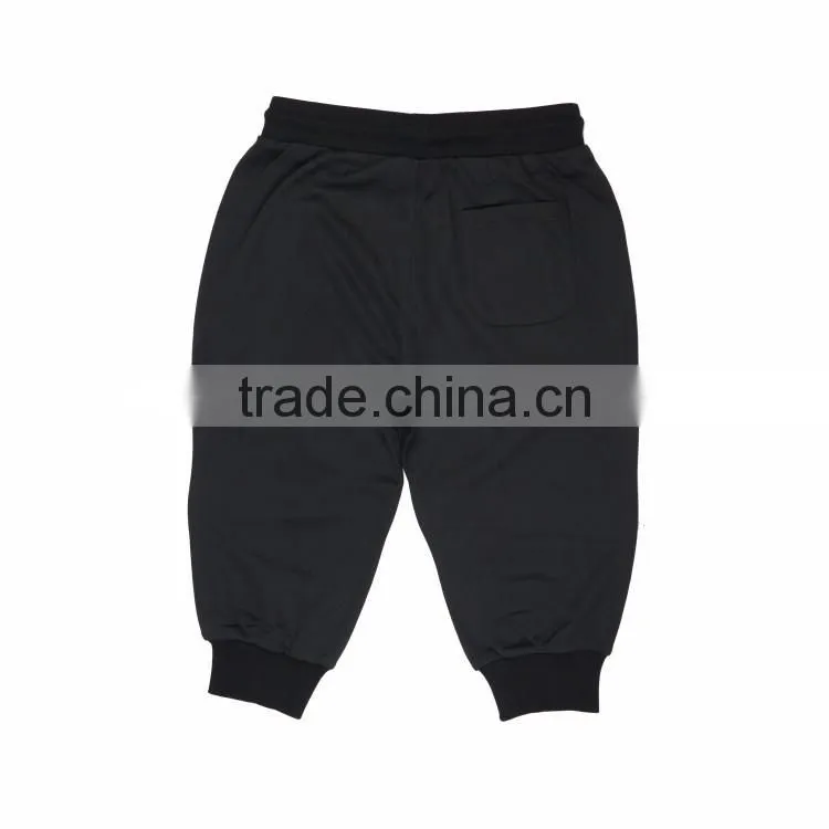 2016 hot sale high quality 4 zipper design 3/4 short pants european style fashion cheap half pants for men