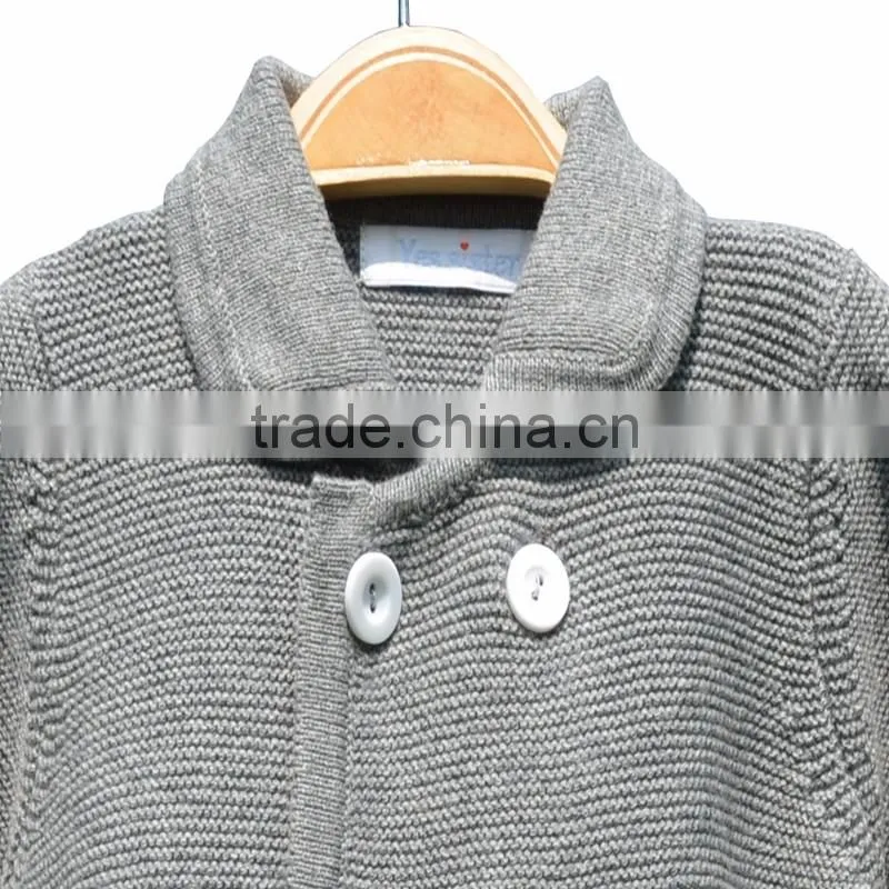 Boys Sweater Design High Quality Knit Sweater Cardigan