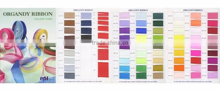 25mm Jacquard Sheer Organza Ribbon