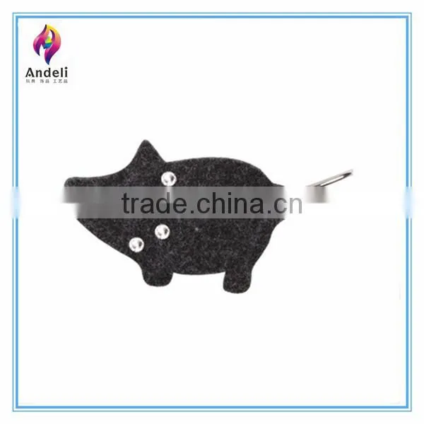 hot sale polyester felt turbo keychain manufacturers in china