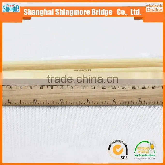 needle work supplier cheap wholesale good quality 20cm bamboo double point needle knitting in low price