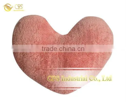 Heart shape printed cushion