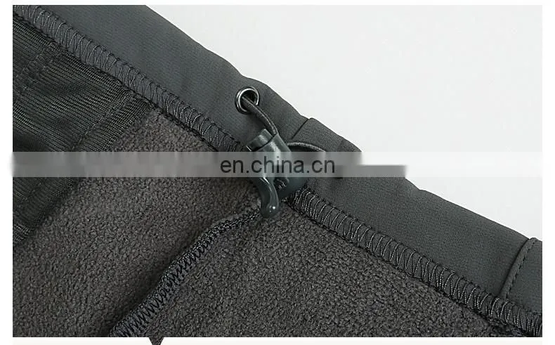 Custom Bonded Fleece Winter Softshell Jacket Breathable