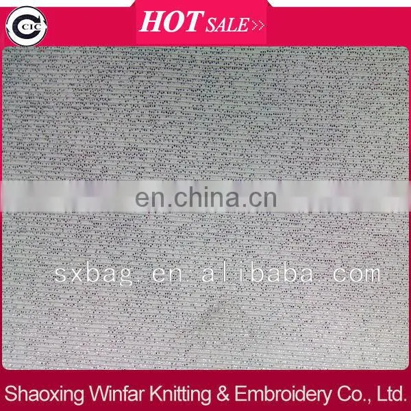 single jersey DTY spandex silver scuba fabric for garment