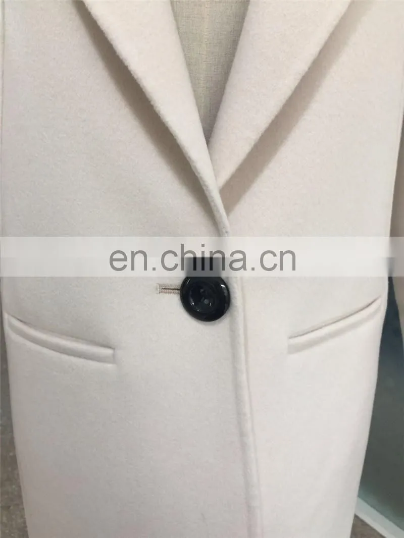 Fashion Design Ladies Slim Wool Long Coat Winter Women Coat Wool Coat
